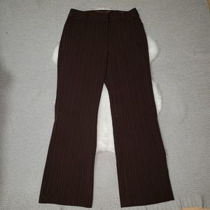BCX Brown Pinstripe Dress Pants